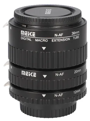 Productafbeelding van AF autofocus tussenringen geschikt voor Nikon SLR camera's, automatische tussenringen van metaal
