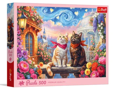 Image de PUZZLE 500 Chats amoureux 37553