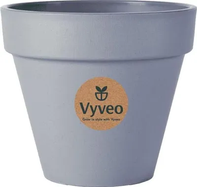 Image de Vyveo - Pot de fleurs Oslo - Gris foncé - 16x14