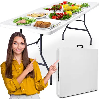 Obrázok produktu pre Biely skladací stôl Bali 180 cm White