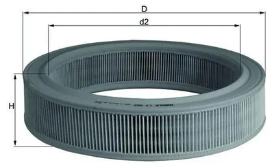 Produktbild von KNECHT LX 568 Luftfilter für VW GOLF III (1H1)