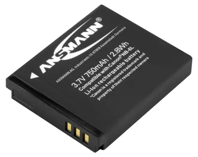 Produktbild von ANSMANN Li-Ion Akku A-Can NP 6L 3,7V Typ 750 mAh, Leistungsstarke Akkubatterie