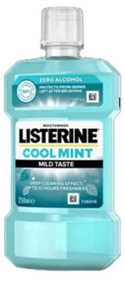 Zdjęcie produktu dla Listerine, Płyn do płukania, Cool Mint mild taste, 250 ml