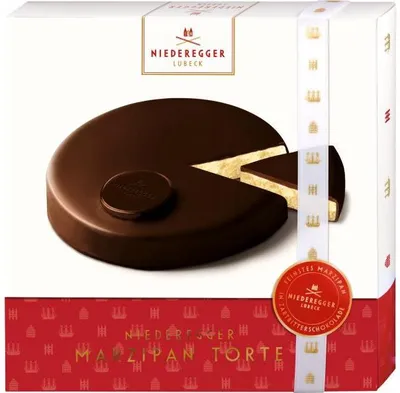 Produktbild von Niederegger saftige Marzipan Torte Zartbitter Schokolade 390g