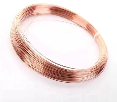 Obrázek produktu pro Měděný drát – drát T2 – elektrické spoje – tvrdý – 25 m, 1 mm – měděná barva