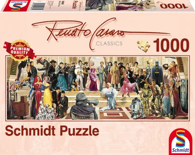 Produktbild von Schmidt Spiele 100 Jahre Film, Panoramapuzzle, 1000 Stück(e), Kunst, 12 Jahr(e)