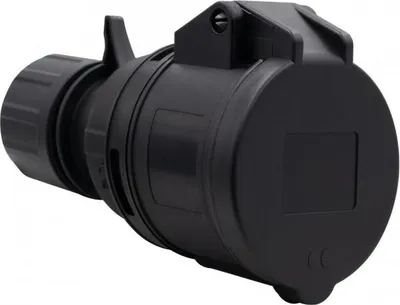Image de Prise portable 16 A/5 pôles 380 V-415 V /FE/ IP44 noire F7.0164