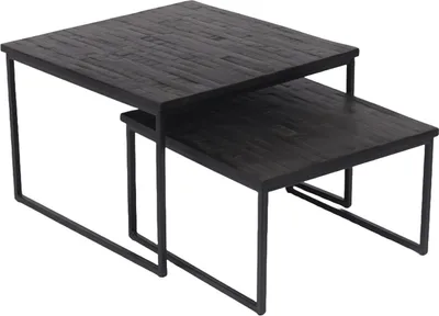 Produktbild von Couchtisch 2-er Set 60 x 40 x 60 cm