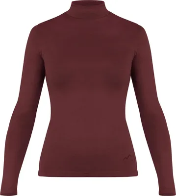 Produktbild von normani Damen Merino Longsleeve mit Stehkragen
