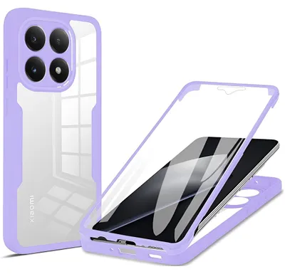Zdjęcie produktu dla Techsuit ColorVerse 360 ochrona wyświetlacza etui do Xiaomi 15T - fioletowe