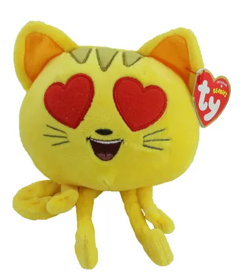 Image de TY 42294 Carletto Aladdin Emojis, chat avec yeux en forme de cœur 15cm
