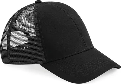Produktbild von Beechfield - Trucker Cap für Herren/Damen Uni BC5290 (Einheitsgröße) (Schwarz)