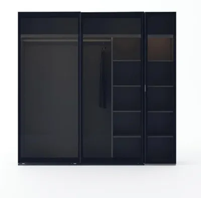 Produktbild von Modernes Beiges Schlafzimmer Set Elegantes Bett Hocker Schrank