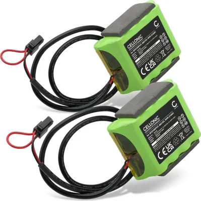 Produktbild von CELLONIC 2x Akku für Haustechnik Kompatibel mit Velux Integra Solar, KSX 100K, 865103 - (2000mAh, 10.8V)