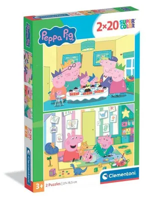 Immagine prodotto di CLEMENTONI - 2x20 pezzi - Peppa Pig