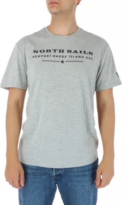 Zdjęcie produktu dla NORTH SAILS T-shirt męski bawełniany szary GR77996 - Rozmiar: S