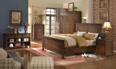 Produktbild von Bett Design Luxus Doppel Hotel Betten Ehe Schlaf Zimmer Holz Bett 180x200 Barock