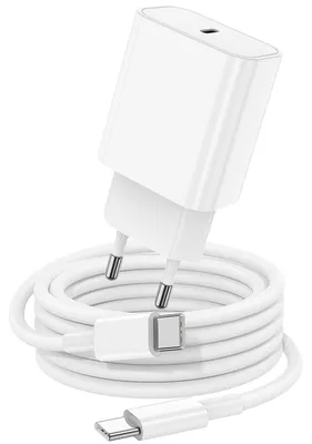 Productafbeelding van Lader voor iPhone 16/15 met oplaadkabel, originele USB-C snellader 20W