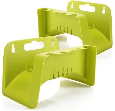 Produktbild von Famanu Halter für Gartenschlauch - 2 Stück, grün