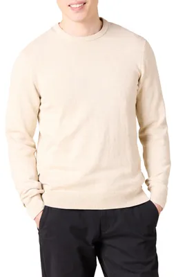 Produktbild von A. Essentials Herren Langärmliger Pullover Mit Rundhalsausschnitt, 100% Baumwoll