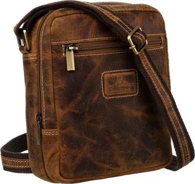 Zdjęcie produktu dla Peterson Męska torba crossbody Naivalu ciemnobrązowy Jeden rozmiar