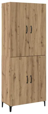 Image de Haut Armoire 2 pcs Chêne artisanal 69,5 x 34 x 180 cm
