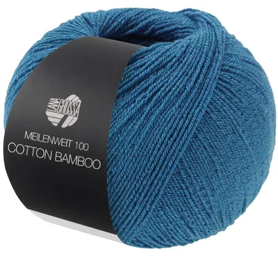 Produktbild von Lana Grossa - Meilenweit 100g Baumwolle Bamboo 0042 türkisblau