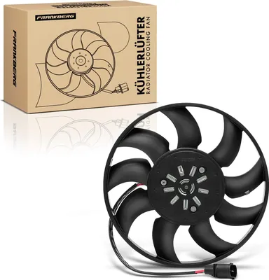 Produktbild von Frankberg 1x Motorkühller Einfachlüfter ohne Kühlerlüfterrahmen Audi A4 8K2 B8 A6 4G2 A7 Q7 Q5 A5 A8