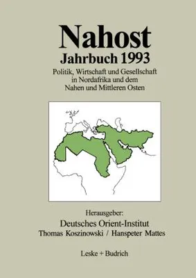 Obrázek produktu pro Nahost Jahrbuch 1993