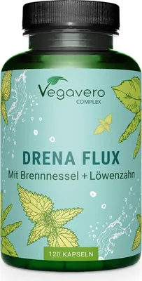 Immagine prodotto di Vegavero Drenaflux Complex | 120 capsule | con ortica + tarassaco | vegan