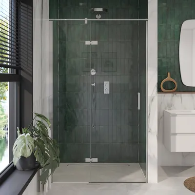 Produktbild von Ben miteora Duschtür Drehtür links 100x200cm Dusche Duschabtrennung