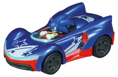 Produktbild von Carrera Rückzugsauto Team Sonic Racing – Blau
