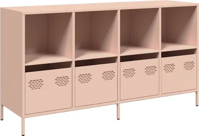 Produktbild von Sideboard Rosa 135x39x73,5 cm Kaltgewalzter Stahl