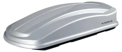 Immagine prodotto di NORDRIVE N60028 BOX 630D Box da tetto argento 630 L, portata 75 kg
