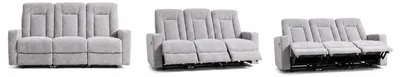 Produktbild von Komfortables 3-Sitzer-Kinosofa mit weichem Stoffbezug und Relaxfunktion