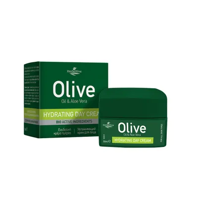 Produktbild von Herbolive feuchtigkeitsspendende Tagescreme Olivenöl & Aloe Vera 50ml