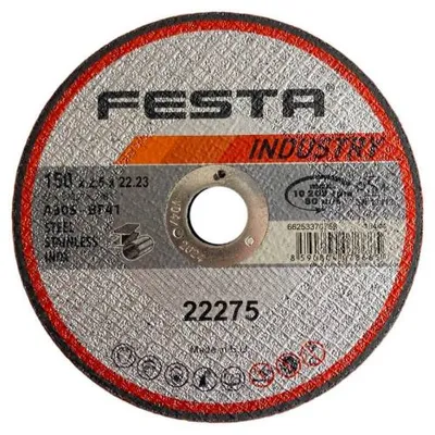 Immagine prodotto di disco da taglio per metalli 150x2,5x22,2 FESTA INDUSTRY