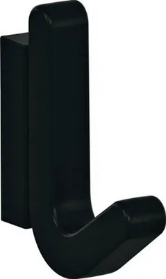 Produktbild von Einzelhaken Ser.477 matt,elastisch Ku.(TPU) 90 tiefschwarz H.68mm HEWI 477.94B010 90