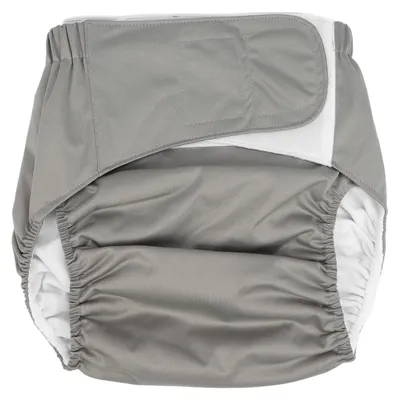 Imagen del producto de Pañales de tela – Lavables/Reutilizables – Transpirables – Antifugas – Pañales para adultos con incontinencia – Para adolescentes – Con cierres de velcro – Pañal para incontinencia