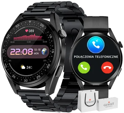 Immagine prodotto di Smartwatch Giewont Vertex SmartCall GW450-1 Carbonio/Carbonio Silicone