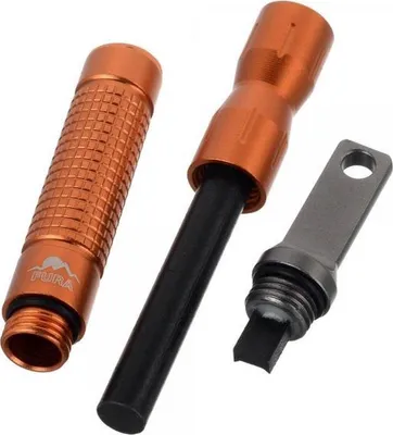 Wasserdichter Feuerstarter Magnesium Stick Orange