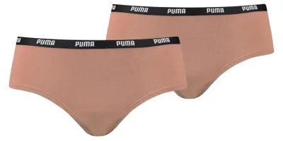 Produktbild von Puma 2er Pack Damen Hipster Mocca Mouse Baumwollmix