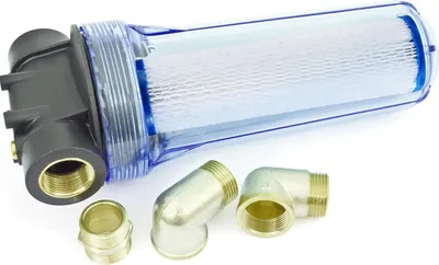 Produktbild von 4 Stück Kaltwasser Unterwasser Wasserfilter Ersatzteile - 25,4 x 6,3 cm Universelle Mikron Sediment Hauswasserfilterpatronen - Ersatzteile für Brunnenwasser