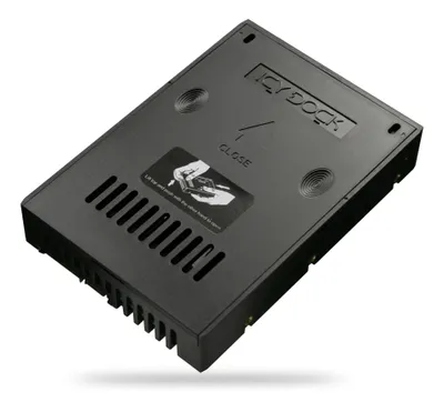 Obrázok produktu pre Icy Dock MB882SP-1S-3B, 8,89 cm (3.5"), Nosný panel, Čierna, 2.5", Plast, 25,4 mm
