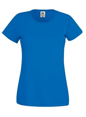 Obrázek produktu pro Fruit of the Loom F614200 dámské tričko krátký rukáv modrá - velikost XL