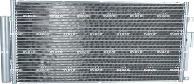 Produktbild von NRF 350071 Kondensator Klimaanlage für ABARTH 500 / 595 / 695 Schrägheck (312) +Trockner +Dichtring