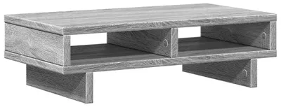Obrázek produktu pro vidaXL Stojan na monitor Grey Sonoma 50x27x15 cm Materiál na bázi dřeva