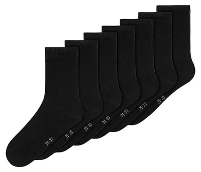 Immagine prodotto di Name It Calzini solidi 7 paia Nero EU 28-30 Nero EU 28-30