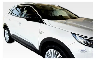 Produktbild von Windabweiser für Grandland X 2017-2024, Heko Regenabweiser, getönt, 4-teilig, vorne, hinten, aerodynamisch