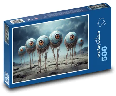 Obrázok produktu pre Puzzle 500 Mimozemšťania na planéte - martinpuzzle